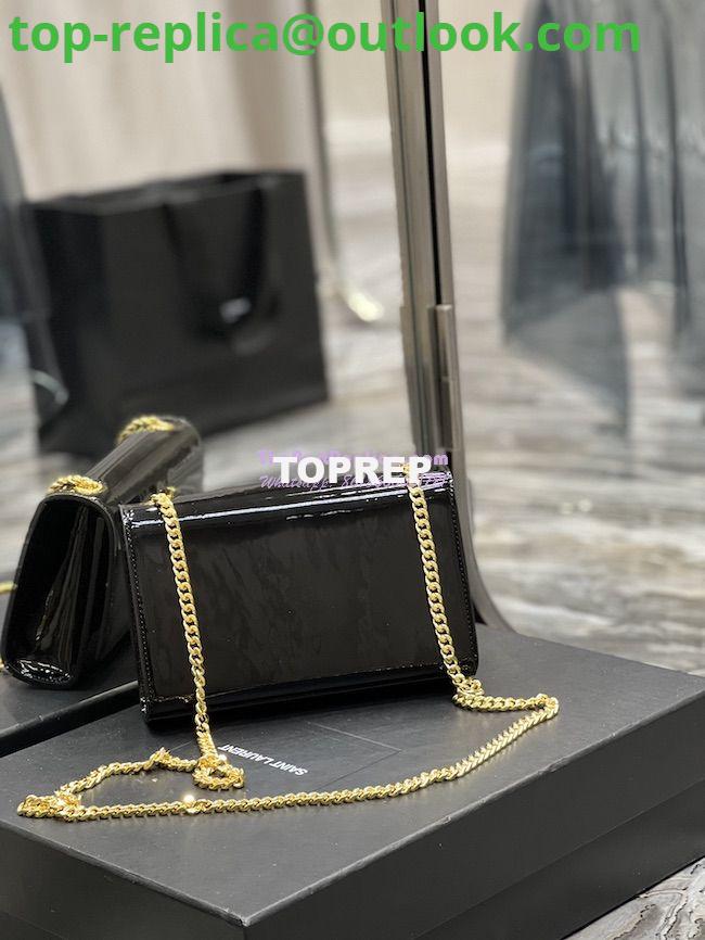 Replica YSL Saint Laurent Kate small chain bag in Patent Calfskin 469390 Black 11 Replica YSL Saint Laurent Kate small chain bag in Patent Calfskin 469390 Black 11