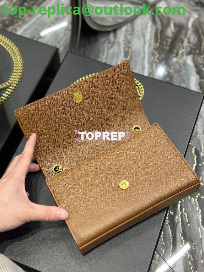 Replica YSL Saint Laurent Kate small chain bag in grain de poudre embossed leather 469390 Caramel 7 Replica YSL Saint Laurent Kate small chain bag in grain de poudre embossed leather 469390 Caramel 7