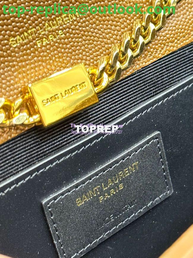 Replica YSL Saint Laurent Kate small chain bag in grain de poudre embossed leather 469390 Caramel 11 Replica YSL Saint Laurent Kate small chain bag in grain de poudre embossed leather 469390 Caramel 11