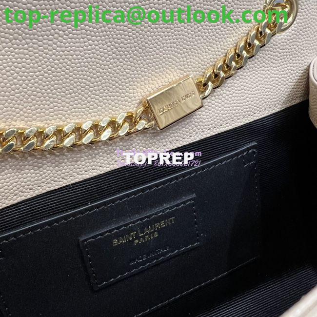 Replica YSL Saint Laurent Kate small chain bag in grain de poudre embossed leather 469390 Beige 9 Replica YSL Saint Laurent Kate small chain bag in grain de poudre embossed leather 469390 Beige 9