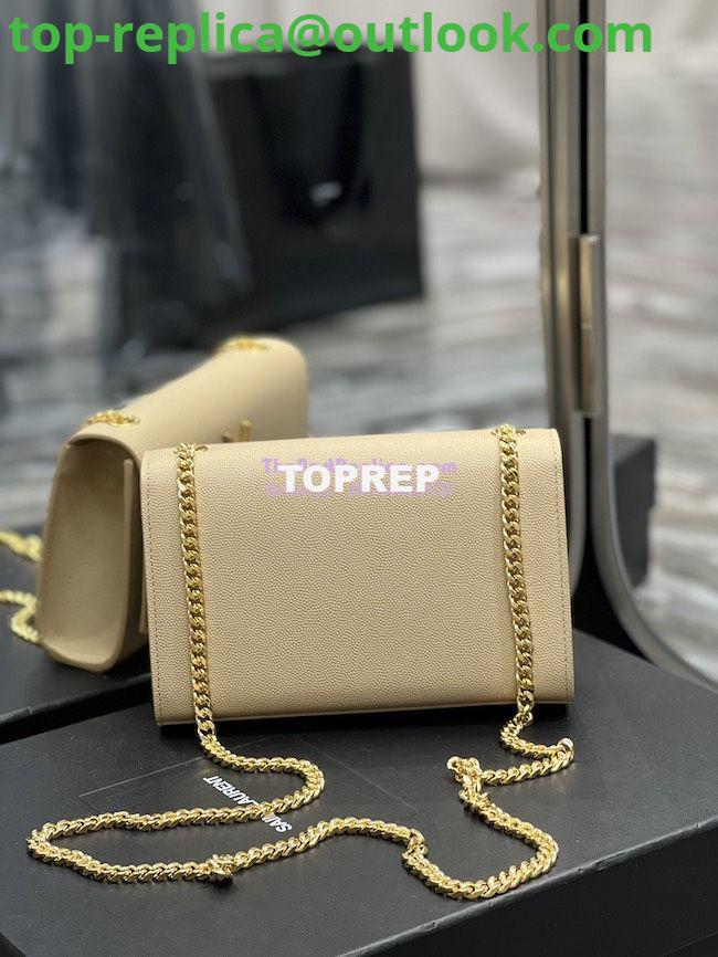 Replica YSL Saint Laurent Kate small chain bag in grain de poudre embossed leather 469390 Beige 12 Replica YSL Saint Laurent Kate small chain bag in grain de poudre embossed leather 469390 Beige 12