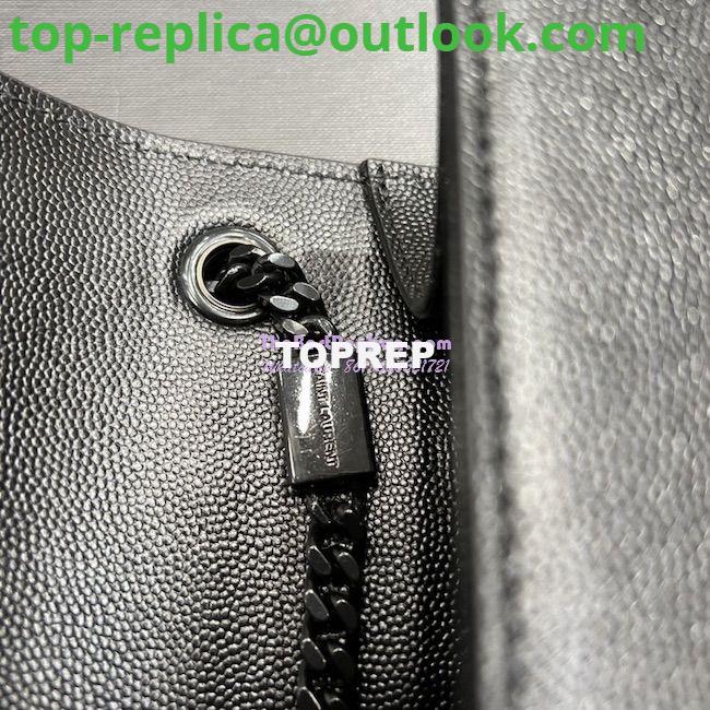 Replica YSL Saint Laurent Kate small chain bag in grain de poudre embossed leather 469390 Black All Black 11 Replica YSL Saint Laurent Kate small chain bag in grain de poudre embossed leather 469390 Black All Black 11