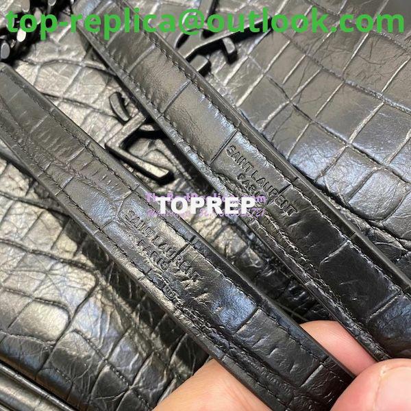 Replica YSL Saint Laurent Niki Medium Chain Bag Crocodile-embossed Leather 633151 7 Replica YSL Saint Laurent Niki Medium Chain Bag Crocodile-embossed Leather 633151 7