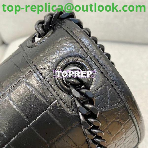 Replica YSL Saint Laurent Niki Medium Chain Bag Crocodile-embossed Leather 633151 8 Replica YSL Saint Laurent Niki Medium Chain Bag Crocodile-embossed Leather 633151 8