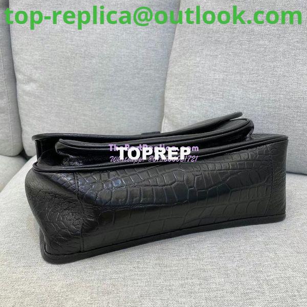 Replica YSL Saint Laurent Niki Medium Chain Bag Crocodile-embossed Leather 633151 11 Replica YSL Saint Laurent Niki Medium Chain Bag Crocodile-embossed Leather 633151 11