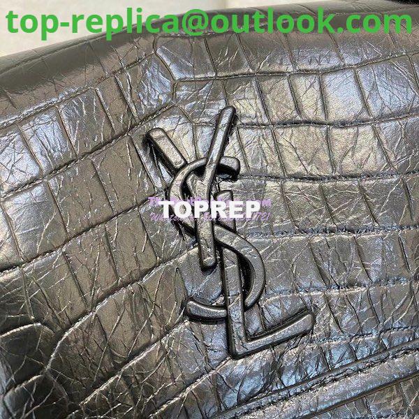 Replica YSL Saint Laurent Niki Baby Chain Bag Crocodile-embossed Leather 633151 6 Replica YSL Saint Laurent Niki Baby Chain Bag Crocodile-embossed Leather 633151 6