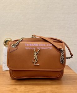 Replica YSL Saint Laurent Niki Camera Bag In Smooth Leather 712520 Vintage Cognac Replica YSL Saint Laurent Niki Camera Bag In Smooth Leather 712520 Vintage Cognac