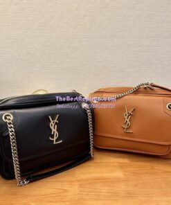 Replica YSL Saint Laurent Niki Camera Bag In Smooth Leather 712520 Black Replica YSL Saint Laurent Niki Camera Bag In Smooth Leather 712520 Black