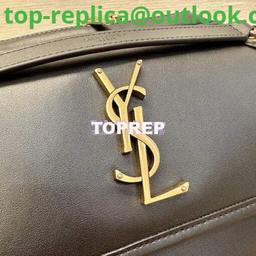 Replica YSL Saint Laurent Niki Camera Bag In Smooth Leather 712520 Black 5