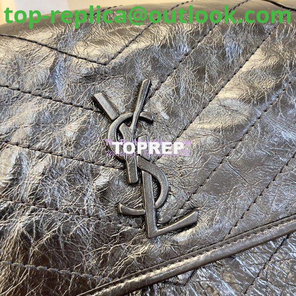 Replica YSL Saint Laurent Niki Chain Bag In Vintage Crinkled Leather Black 498894 Gold Hardware 4 Replica YSL Saint Laurent Niki Chain Bag In Vintage Crinkled Leather Black 498894 Gold Hardware 4