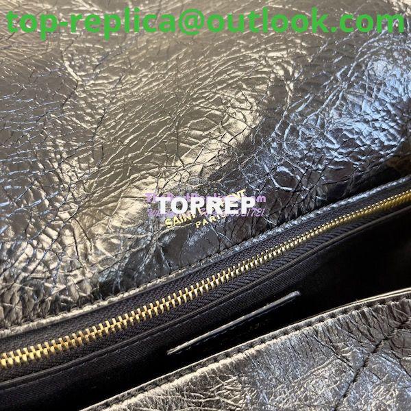 Replica YSL Saint Laurent Niki Chain Bag In Vintage Crinkled Leather Black 498894 Gold Hardware 8 Replica YSL Saint Laurent Niki Chain Bag In Vintage Crinkled Leather Black 498894 Gold Hardware 8