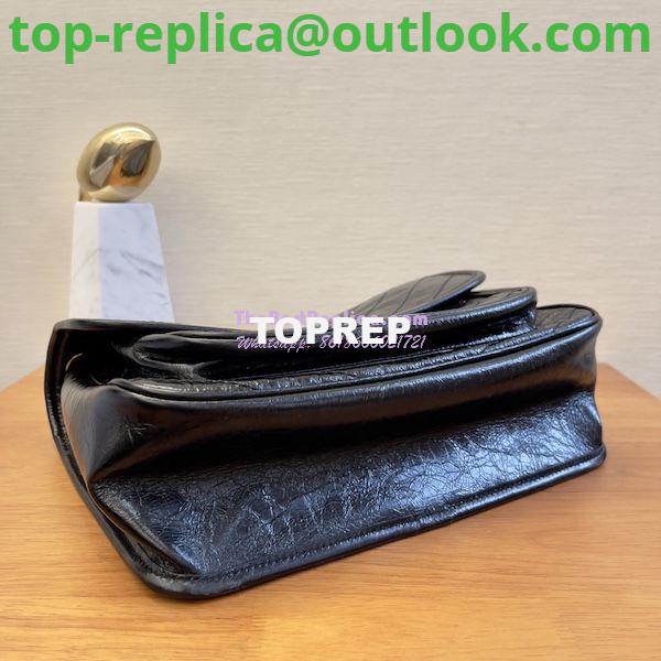 Replica YSL Saint Laurent Niki Chain Bag In Vintage Crinkled Leather Black 498894 Gold Hardware 11 Replica YSL Saint Laurent Niki Chain Bag In Vintage Crinkled Leather Black 498894 Gold Hardware 11