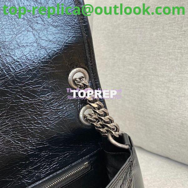 Replica YSL Saint Laurent Niki Chain Bag In Vintage Crinkled Leather Black 498894 8 Replica YSL Saint Laurent Niki Chain Bag In Vintage Crinkled Leather Black 498894 8