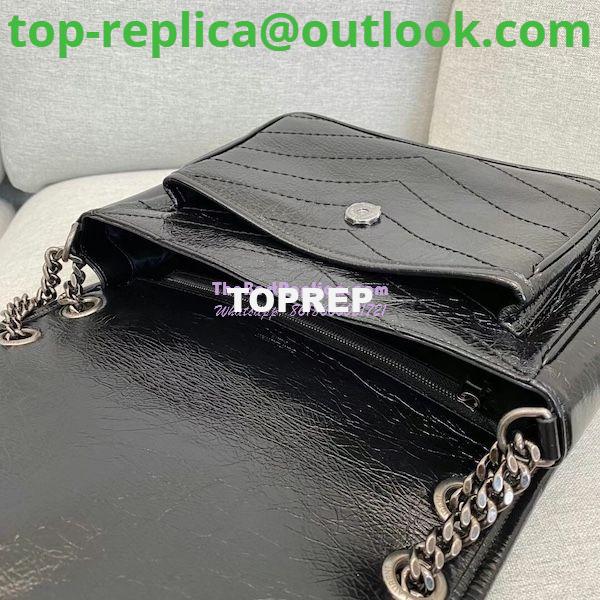Replica YSL Saint Laurent Niki Chain Bag In Vintage Crinkled Leather Black 498894 9 Replica YSL Saint Laurent Niki Chain Bag In Vintage Crinkled Leather Black 498894 9