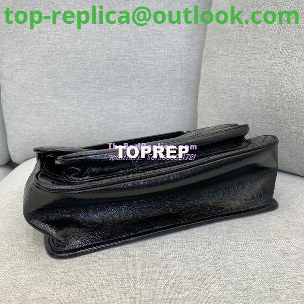 Replica YSL Saint Laurent Niki Chain Bag In Vintage Crinkled Leather Black 498894 12 Replica YSL Saint Laurent Niki Chain Bag In Vintage Crinkled Leather Black 498894 12