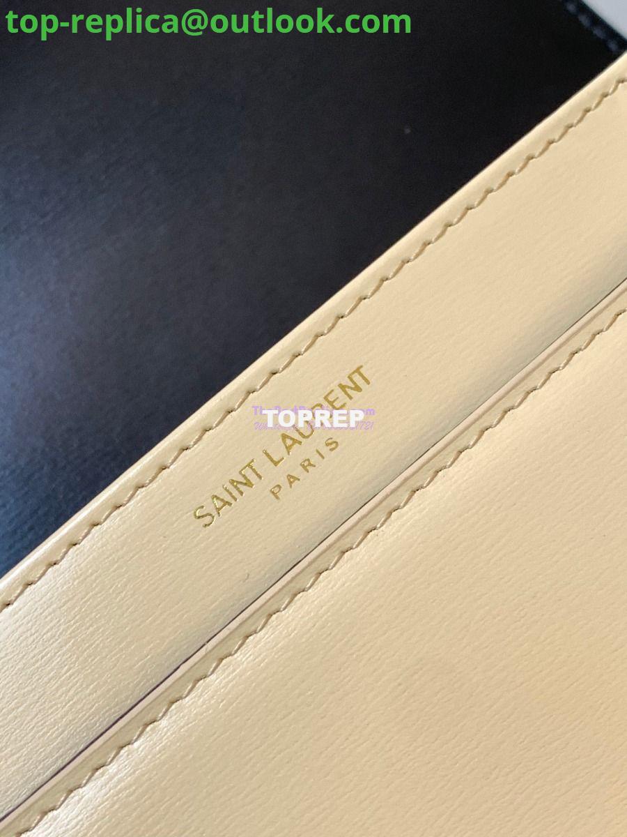 Replica YSL Saint Laurent Solferino Soft Satchel In Box Leather 635025 Black mix White Gold Hardware 7 Replica YSL Saint Laurent Solferino Soft Satchel In Box Leather 635025 Black mix White Gold Hardware 7