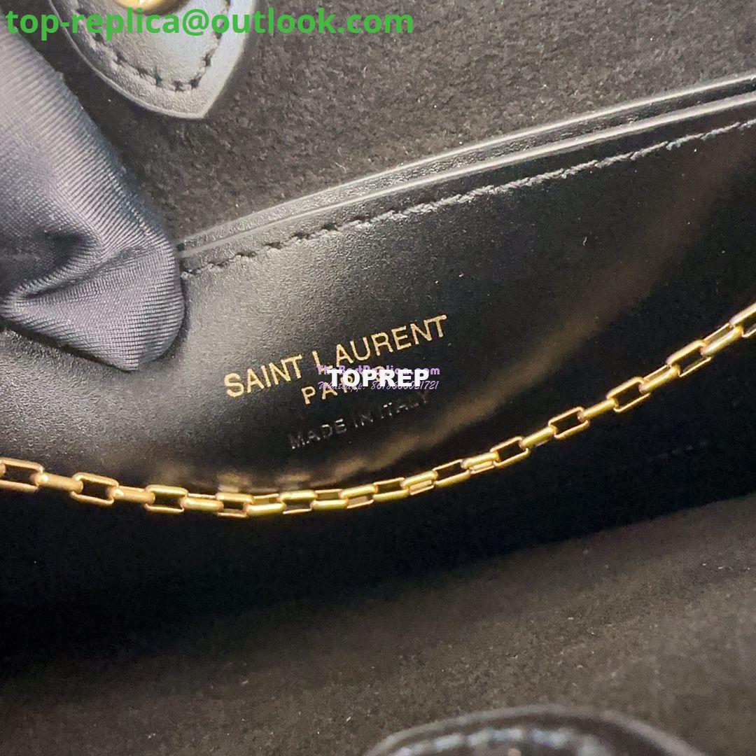 Replica YSL Saint Laurent Liane Elegant Leather Shoulder Bag 804483 black 9 Replica YSL Saint Laurent Liane Elegant Leather Shoulder Bag 804483 black 9