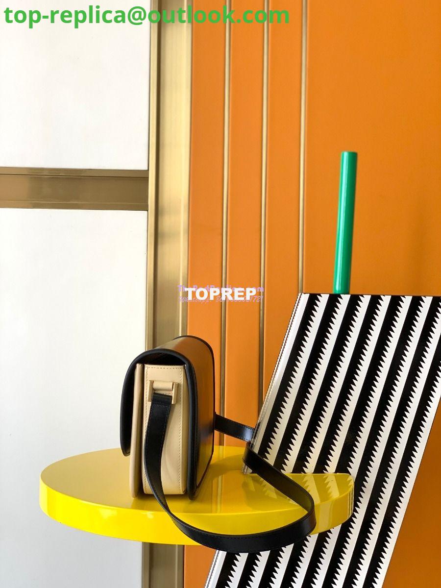 Replica YSL Saint Laurent Solferino Soft Satchel In Box Leather 635025 Black mix White Gold Hardware 12 Replica YSL Saint Laurent Solferino Soft Satchel In Box Leather 635025 Black mix White Gold Hardware 12