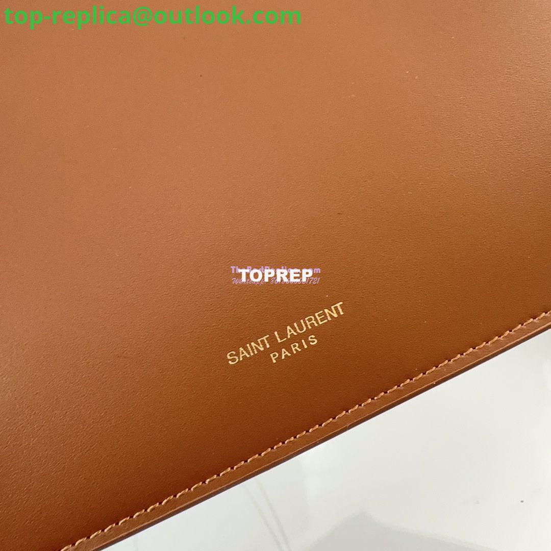Replica YSL Saint Laurent Liane Elegant Leather Shoulder Bag 804483 brown 4 Replica YSL Saint Laurent Liane Elegant Leather Shoulder Bag 804483 brown 4
