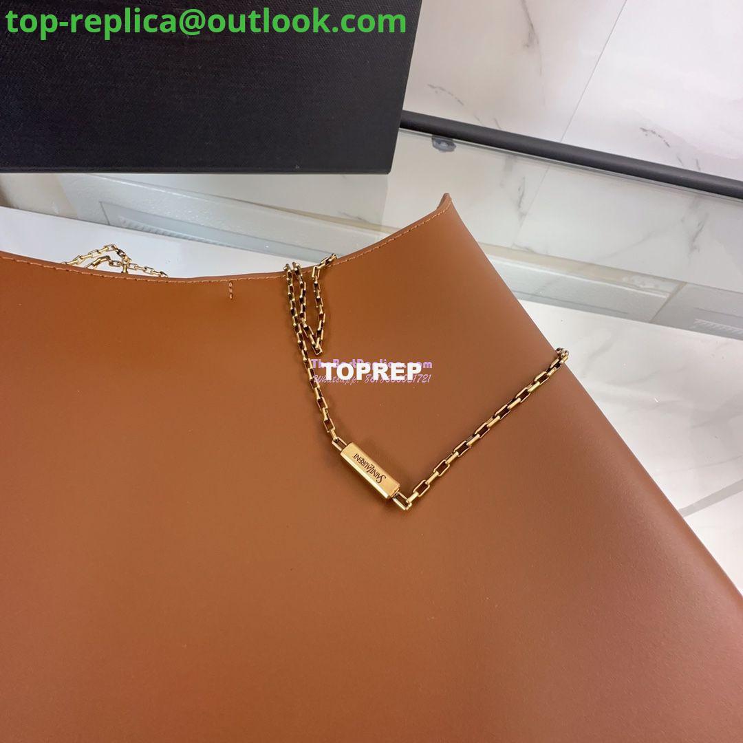 Replica YSL Saint Laurent Liane Elegant Leather Shoulder Bag 804483 brown 5 Replica YSL Saint Laurent Liane Elegant Leather Shoulder Bag 804483 brown 5