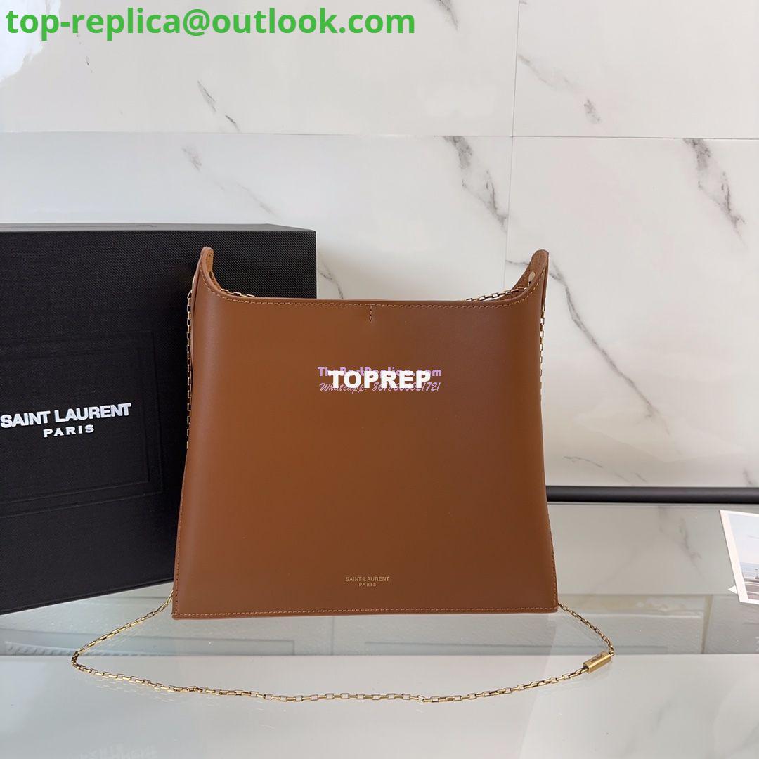 Replica YSL Saint Laurent Liane Elegant Leather Shoulder Bag 804483 brown 6 Replica YSL Saint Laurent Liane Elegant Leather Shoulder Bag 804483 brown 6