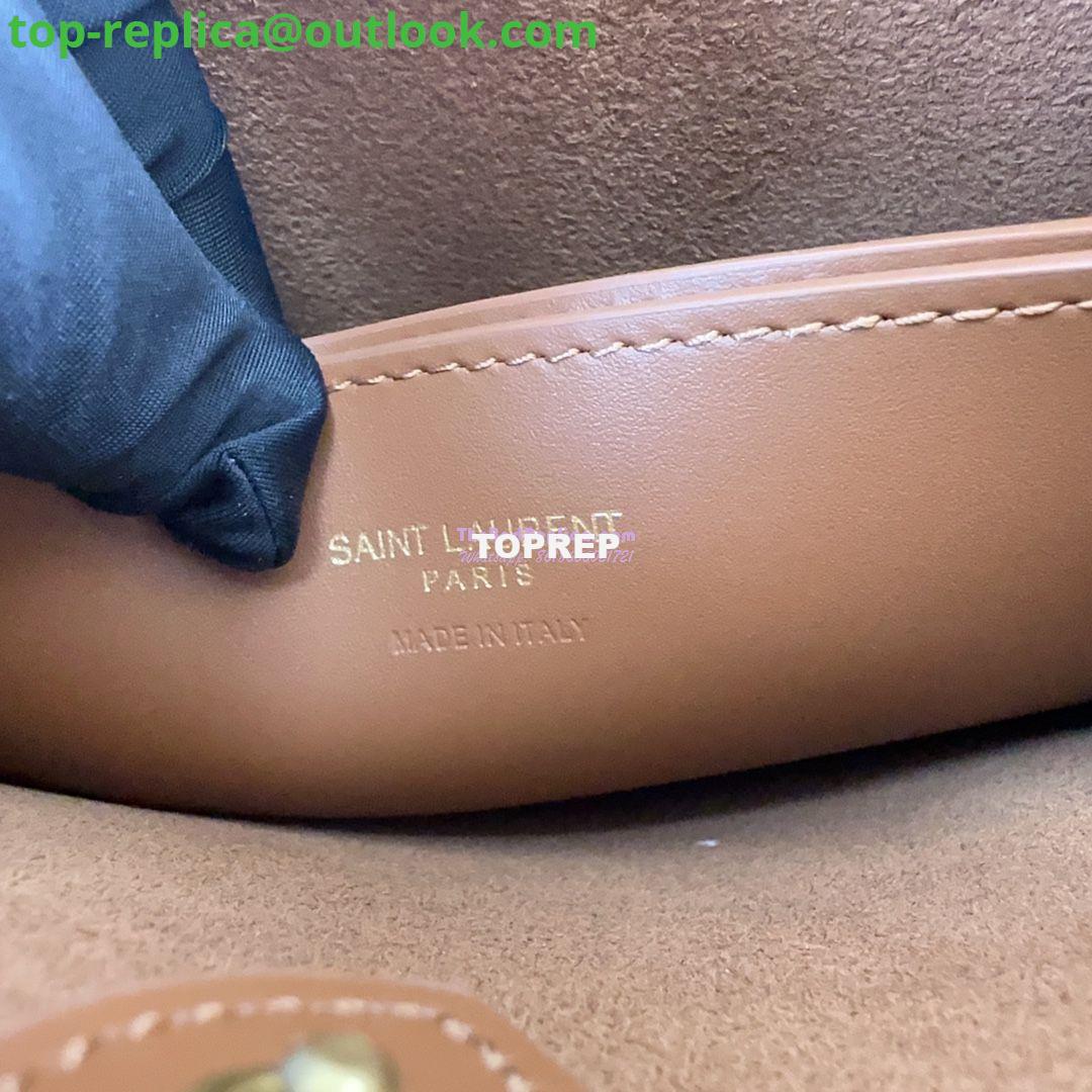 Replica YSL Saint Laurent Liane Elegant Leather Shoulder Bag 804483 brown 9 Replica YSL Saint Laurent Liane Elegant Leather Shoulder Bag 804483 brown 9