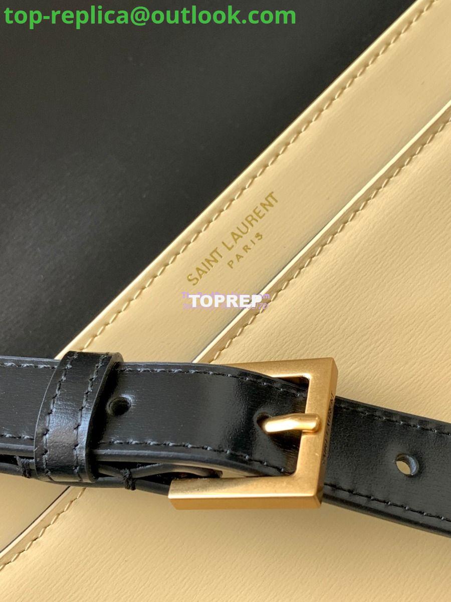 Replica YSL Saint Laurent Solferino Soft Satchel In Box Leather 635025 Black mix White Gold Hardware 16 Replica YSL Saint Laurent Solferino Soft Satchel In Box Leather 635025 Black mix White Gold Hardware 16