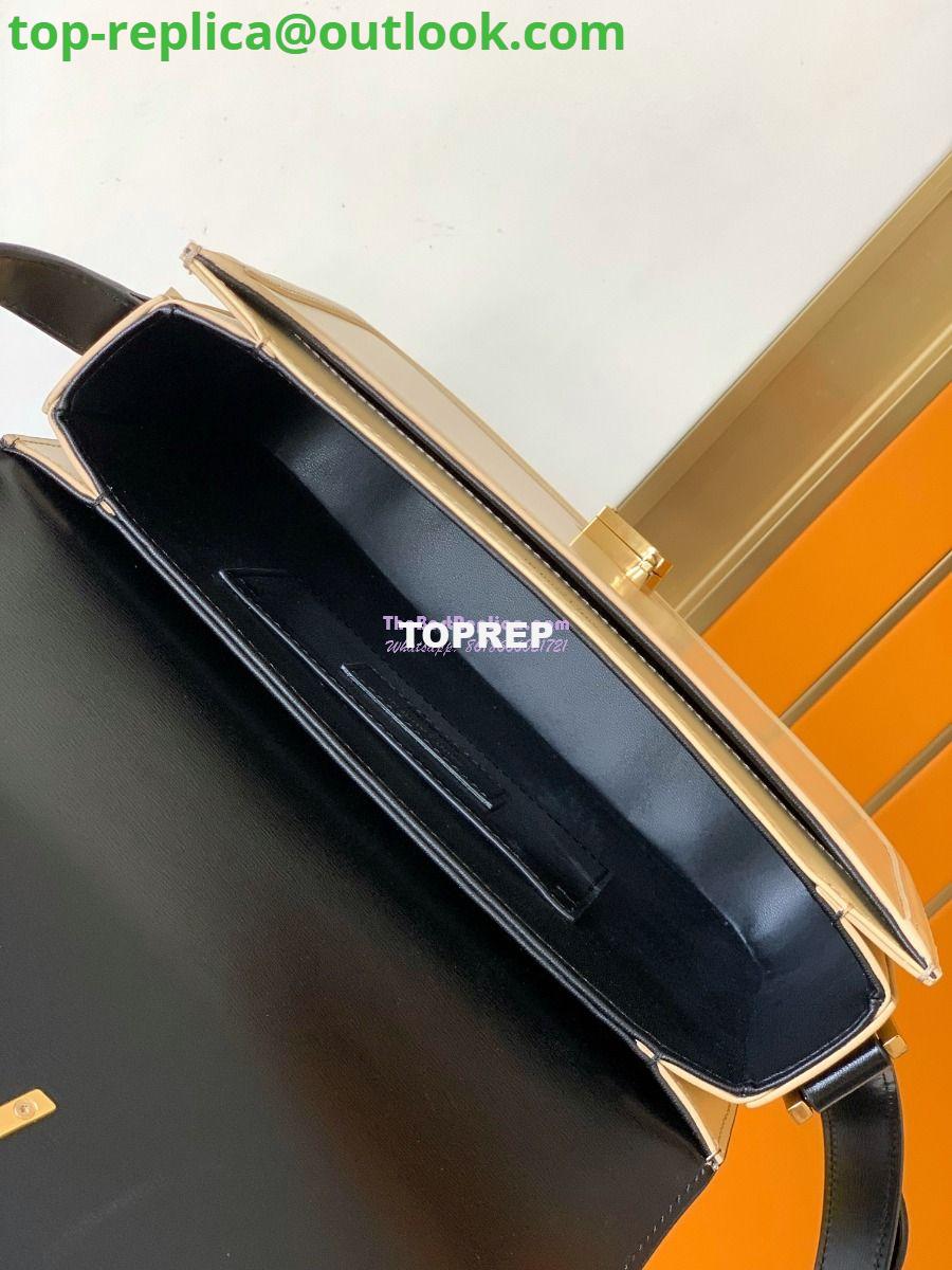 Replica YSL Saint Laurent Solferino Soft Satchel In Box Leather 635025 Black mix White Gold Hardware 18 Replica YSL Saint Laurent Solferino Soft Satchel In Box Leather 635025 Black mix White Gold Hardware 18