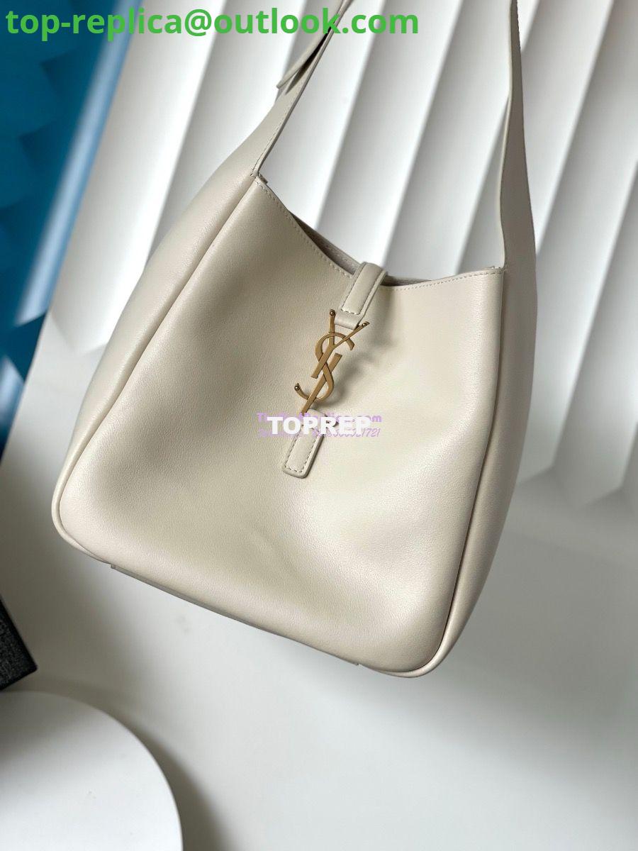 Replica YSL Saint Laurent Le 5 À 7 Supple Small In Grained Leather 713938 Blanc Replica YSL Saint Laurent Le 5 À 7 Supple Small In Grained Leather 713938 Blanc