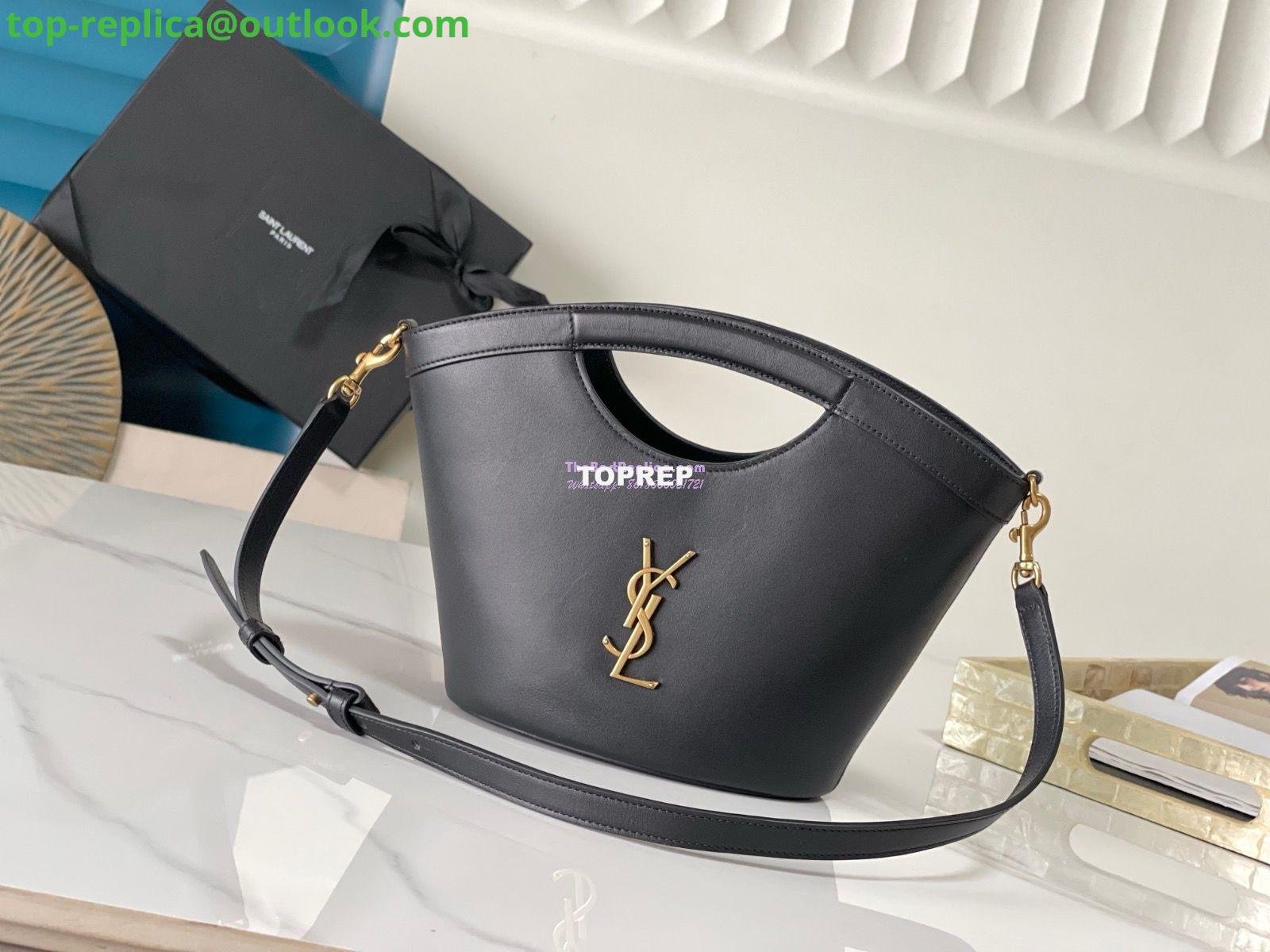 Replica YSL Saint Laurent Celia Smooth Leather Mini Tote Bag 7910690 Black 2 Replica YSL Saint Laurent Celia Smooth Leather Mini Tote Bag 7910690 Black 2