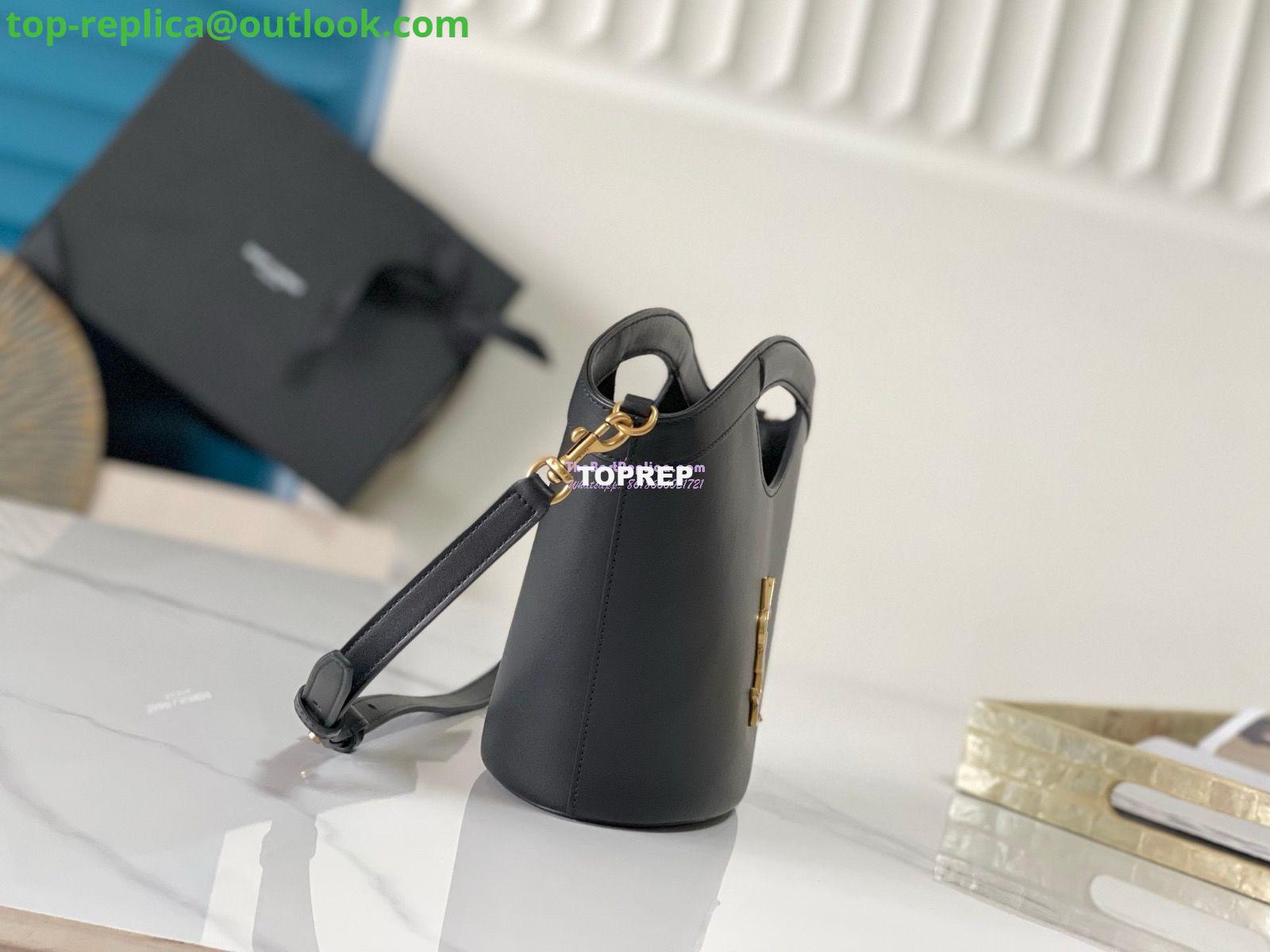 Replica YSL Saint Laurent Celia Smooth Leather Mini Tote Bag 7910690 Black 3 Replica YSL Saint Laurent Celia Smooth Leather Mini Tote Bag 7910690 Black 3