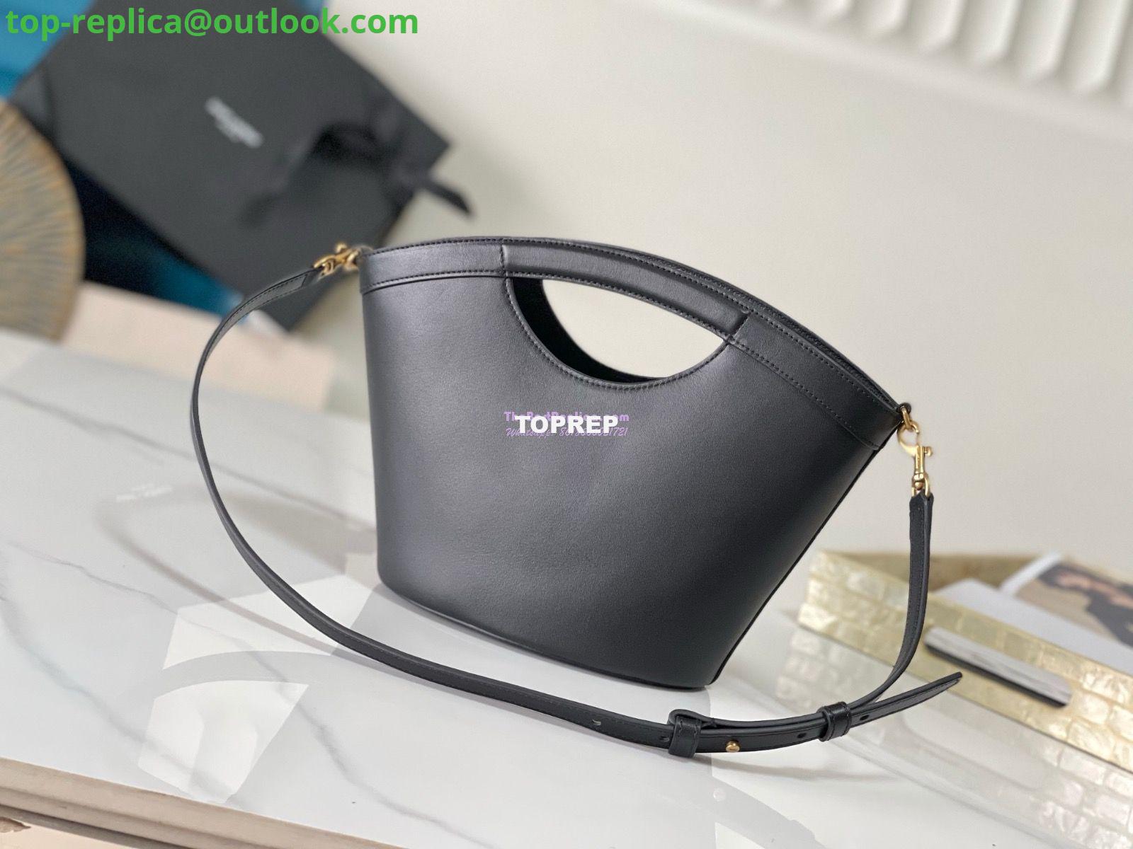 Replica YSL Saint Laurent Celia Smooth Leather Mini Tote Bag 7910690 Black 6 Replica YSL Saint Laurent Celia Smooth Leather Mini Tote Bag 7910690 Black 6