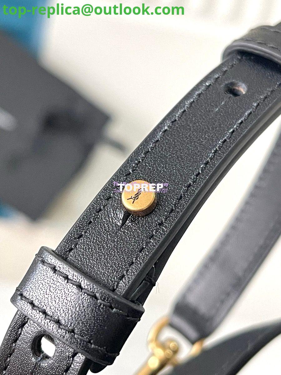 Replica YSL Saint Laurent Celia Smooth Leather Mini Tote Bag 7910690 Black 8 Replica YSL Saint Laurent Celia Smooth Leather Mini Tote Bag 7910690 Black 8