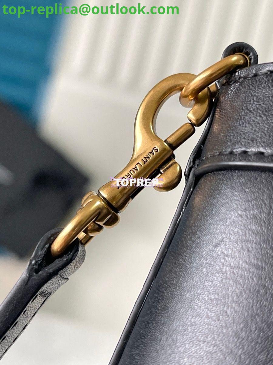 Replica YSL Saint Laurent Celia Smooth Leather Mini Tote Bag 7910690 Black 9 Replica YSL Saint Laurent Celia Smooth Leather Mini Tote Bag 7910690 Black 9