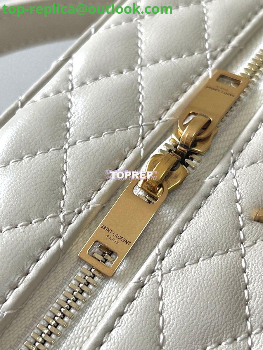 Replica Saint Laurent YSL Gaby Vanity Bag In Lambskin 7667311 Blanc 6 Replica Saint Laurent YSL Gaby Vanity Bag In Lambskin 7667311 Blanc 6