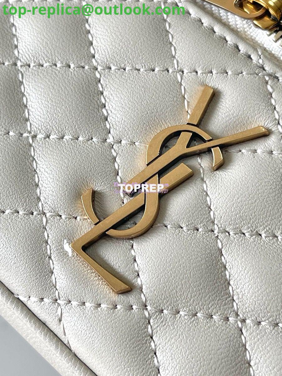 Replica Saint Laurent YSL Gaby Vanity Bag In Lambskin 7667311 Blanc 7 Replica Saint Laurent YSL Gaby Vanity Bag In Lambskin 7667311 Blanc 7