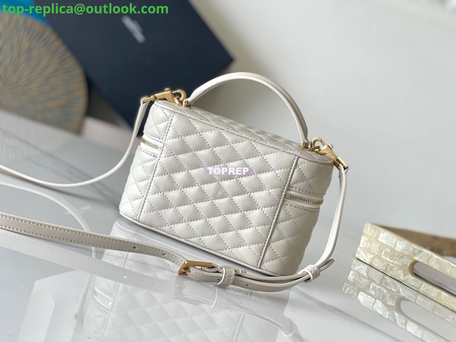 Replica Saint Laurent YSL Gaby Vanity Bag In Lambskin 7667311 Blanc 11 Replica Saint Laurent YSL Gaby Vanity Bag In Lambskin 7667311 Blanc 11