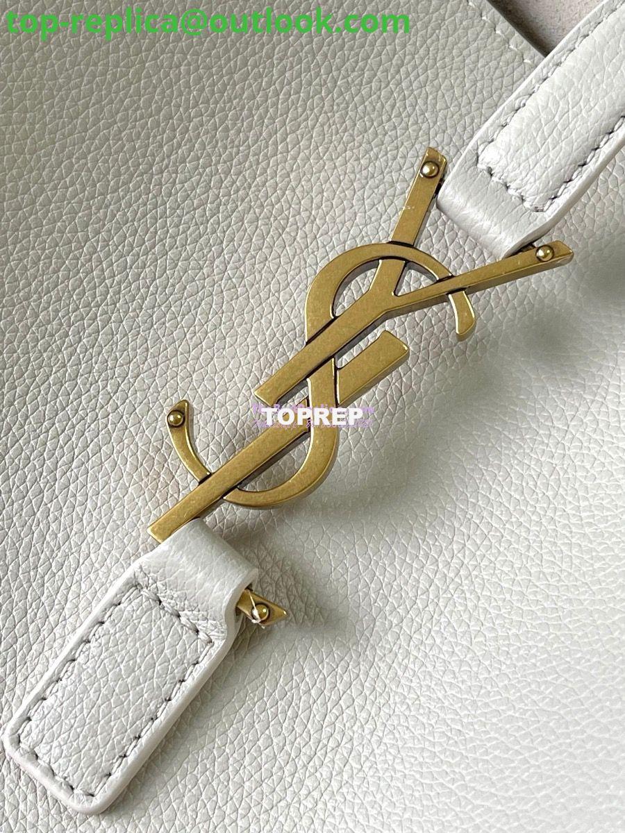 Replica YSL Saint Laurent Le 5 À 7 Supple Large In Grained Leather 753837 Blanc 4 Replica YSL Saint Laurent Le 5 À 7 Supple Large In Grained Leather 753837 Blanc 4