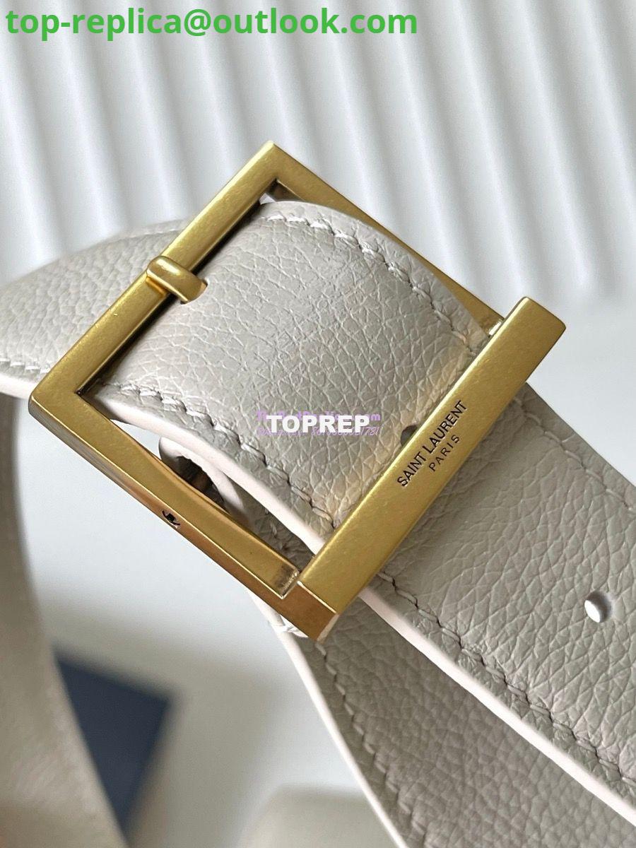 Replica YSL Saint Laurent Le 5 À 7 Supple Large In Grained Leather 753837 Blanc 5 Replica YSL Saint Laurent Le 5 À 7 Supple Large In Grained Leather 753837 Blanc 5