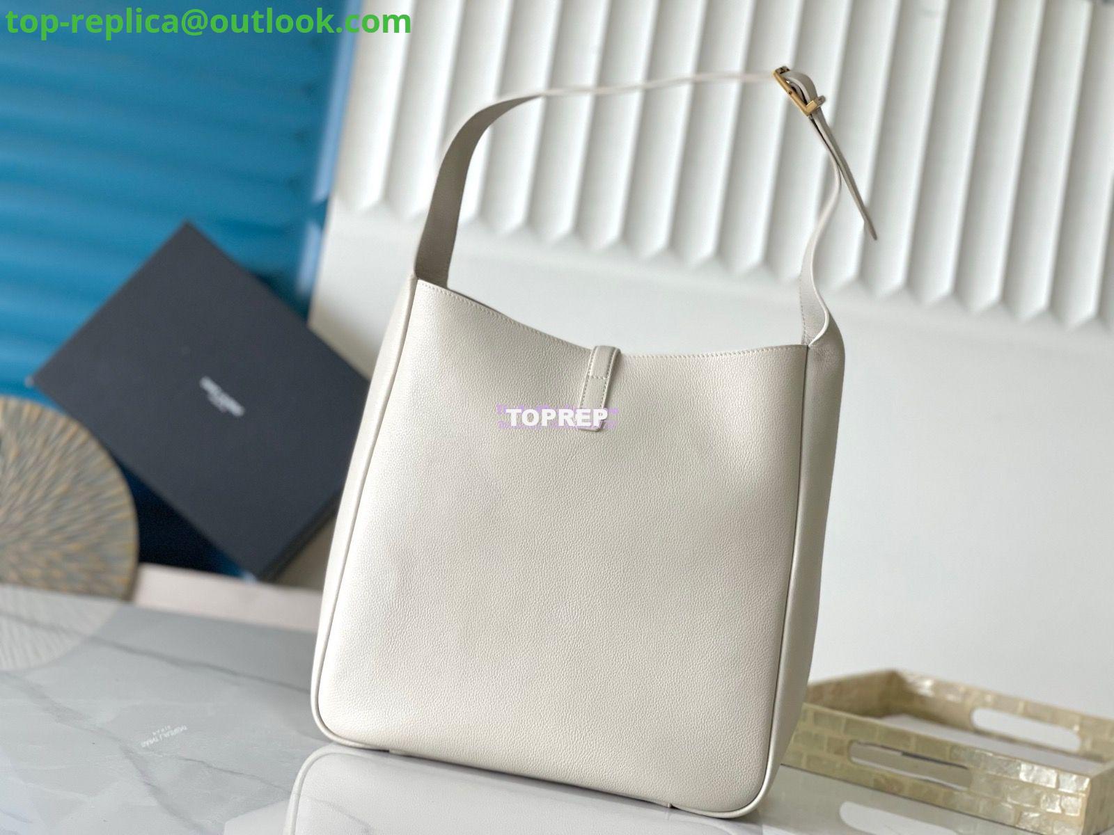 Replica YSL Saint Laurent Le 5 À 7 Supple Large In Grained Leather 753837 Blanc 10 Replica YSL Saint Laurent Le 5 À 7 Supple Large In Grained Leather 753837 Blanc 10