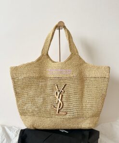Replica Saint Laurent YSL 2024 Summer Limited Edition ICARE in Raffia 772191 Replica Saint Laurent YSL 2024 Summer Limited Edition ICARE in Raffia 772191