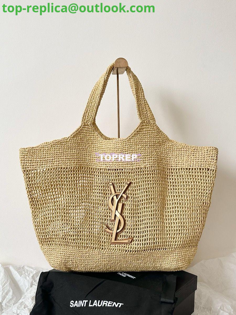 Replica Saint Laurent YSL 2024 Summer Limited Edition ICARE in Raffia 772191 Replica Saint Laurent YSL 2024 Summer Limited Edition ICARE in Raffia 772191