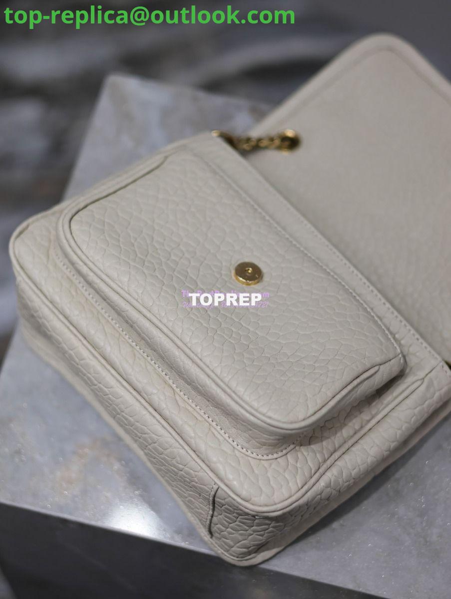 Replica Saint Laurent YSL Niki Bags in Grained Lambskin, Bronze-Toned Hardware 633179 white 7 Replica Saint Laurent YSL Niki Bags in Grained Lambskin, Bronze-Toned Hardware 633179 white 7