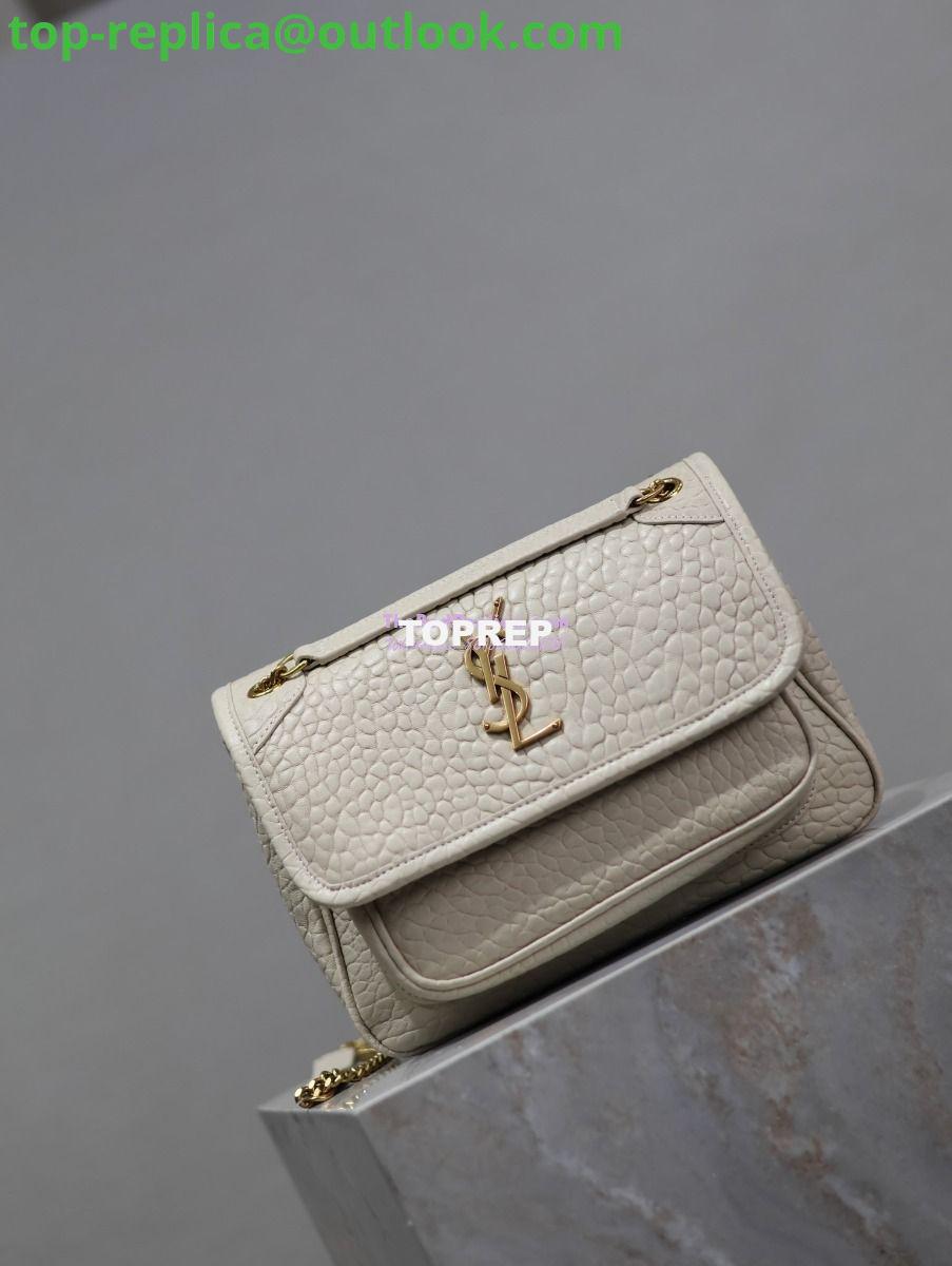 Replica Saint Laurent YSL Niki Bags in Grained Lambskin, Bronze-Toned Hardware 633179 white 8 Replica Saint Laurent YSL Niki Bags in Grained Lambskin, Bronze-Toned Hardware 633179 white 8