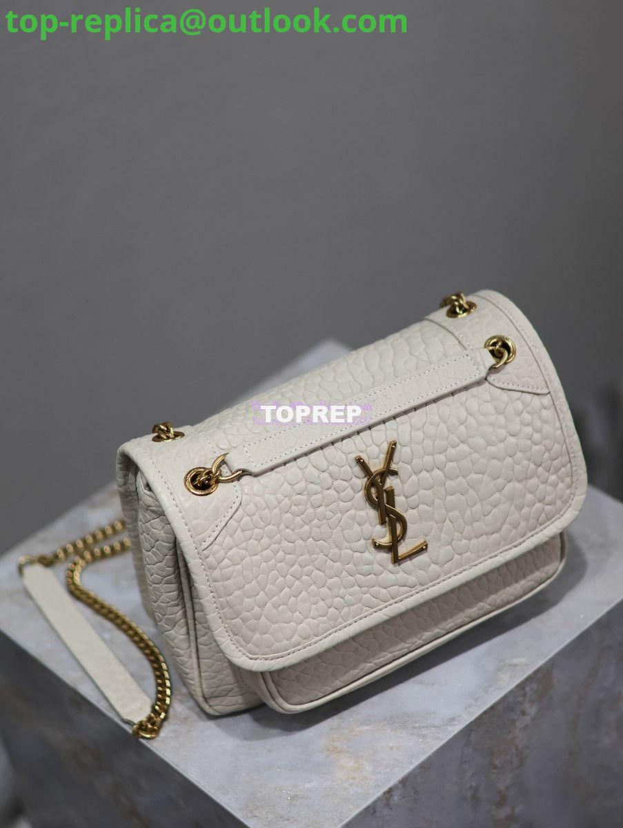 Replica Saint Laurent YSL Niki Bags in Grained Lambskin, Bronze-Toned Hardware 633179 white 19 Replica Saint Laurent YSL Niki Bags in Grained Lambskin, Bronze-Toned Hardware 633179 white 19