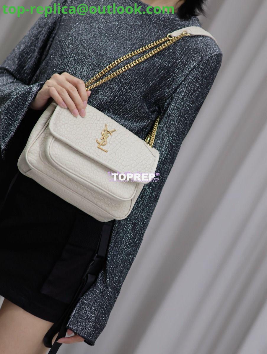 Replica Saint Laurent YSL Niki Bags in Grained Lambskin, Bronze-Toned Hardware 633179 white 22 Replica Saint Laurent YSL Niki Bags in Grained Lambskin, Bronze-Toned Hardware 633179 white 22