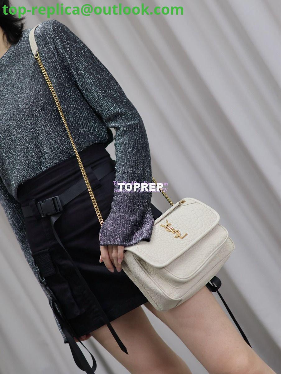 Replica Saint Laurent YSL Niki Bags in Grained Lambskin, Bronze-Toned Hardware 633179 white 24 Replica Saint Laurent YSL Niki Bags in Grained Lambskin, Bronze-Toned Hardware 633179 white 24