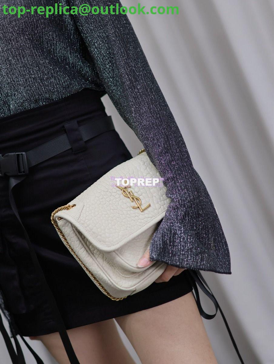 Replica Saint Laurent YSL Niki Bags in Grained Lambskin, Bronze-Toned Hardware 633179 white 25 Replica Saint Laurent YSL Niki Bags in Grained Lambskin, Bronze-Toned Hardware 633179 white 25