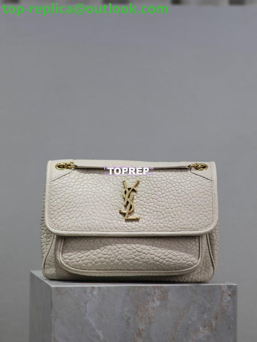 Replica Saint Laurent YSL Niki Bags in Grained Lambskin, Bronze-Toned Hardware 633179 white 27 Replica Saint Laurent YSL Niki Bags in Grained Lambskin, Bronze-Toned Hardware 633179 white 27
