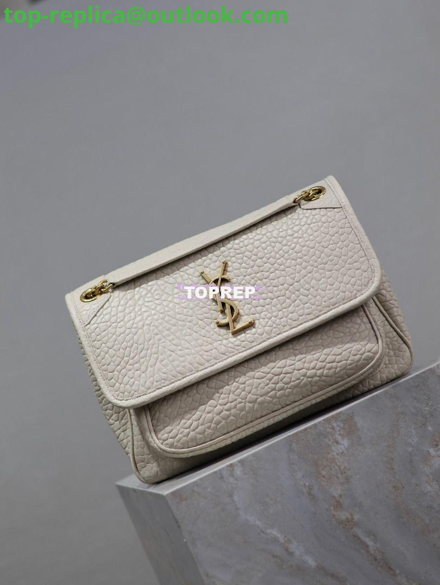 Replica Saint Laurent YSL Niki Bags in Grained Lambskin, Bronze-Toned Hardware 633179 white 31 Replica Saint Laurent YSL Niki Bags in Grained Lambskin, Bronze-Toned Hardware 633179 white 31